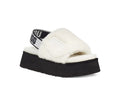 2258 Disco Fuzz Sandals – White (In Stock)