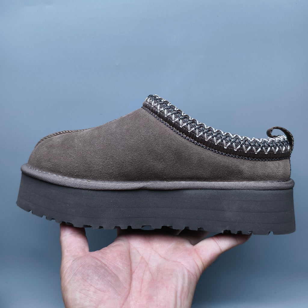 2553 Ethnic-Inspired Chunky Sole Casual Shoes – Walnut (Style 2130, In Stock)