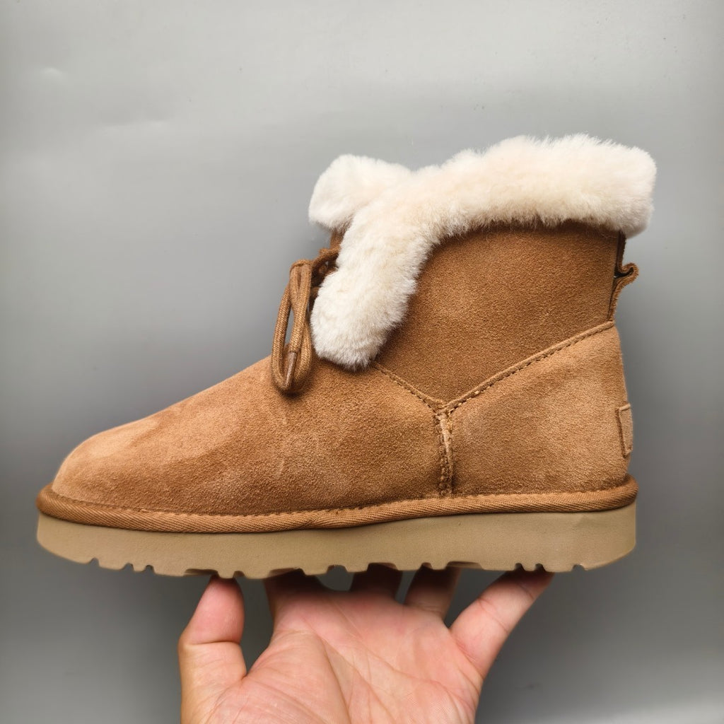 4576 Mid-Top Lace-Up Casual Sneakers – Chestnut (In Stock)