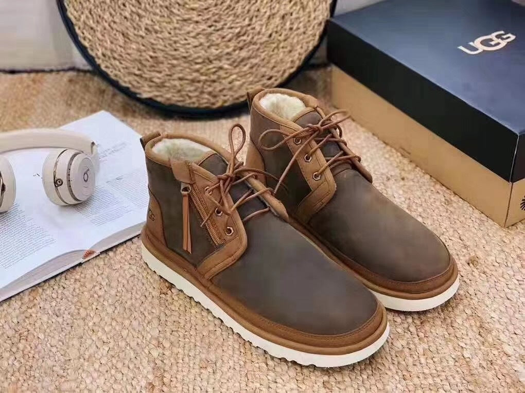 3883 New Upgraded Neum Zipper Boots – Chestnut (New Arrival)