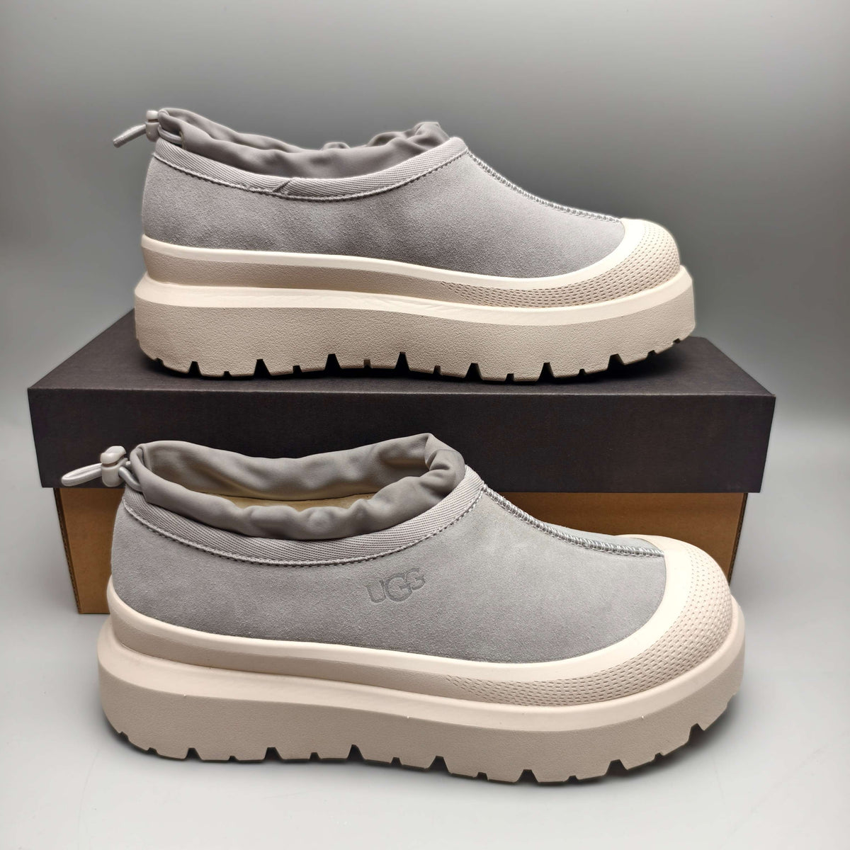 4096 Slip-On Trendy Casual Sneakers – Light Gray (In Stock)