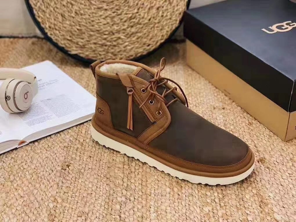 3883 New Upgraded Neum Zipper Boots – Chestnut (New Arrival)