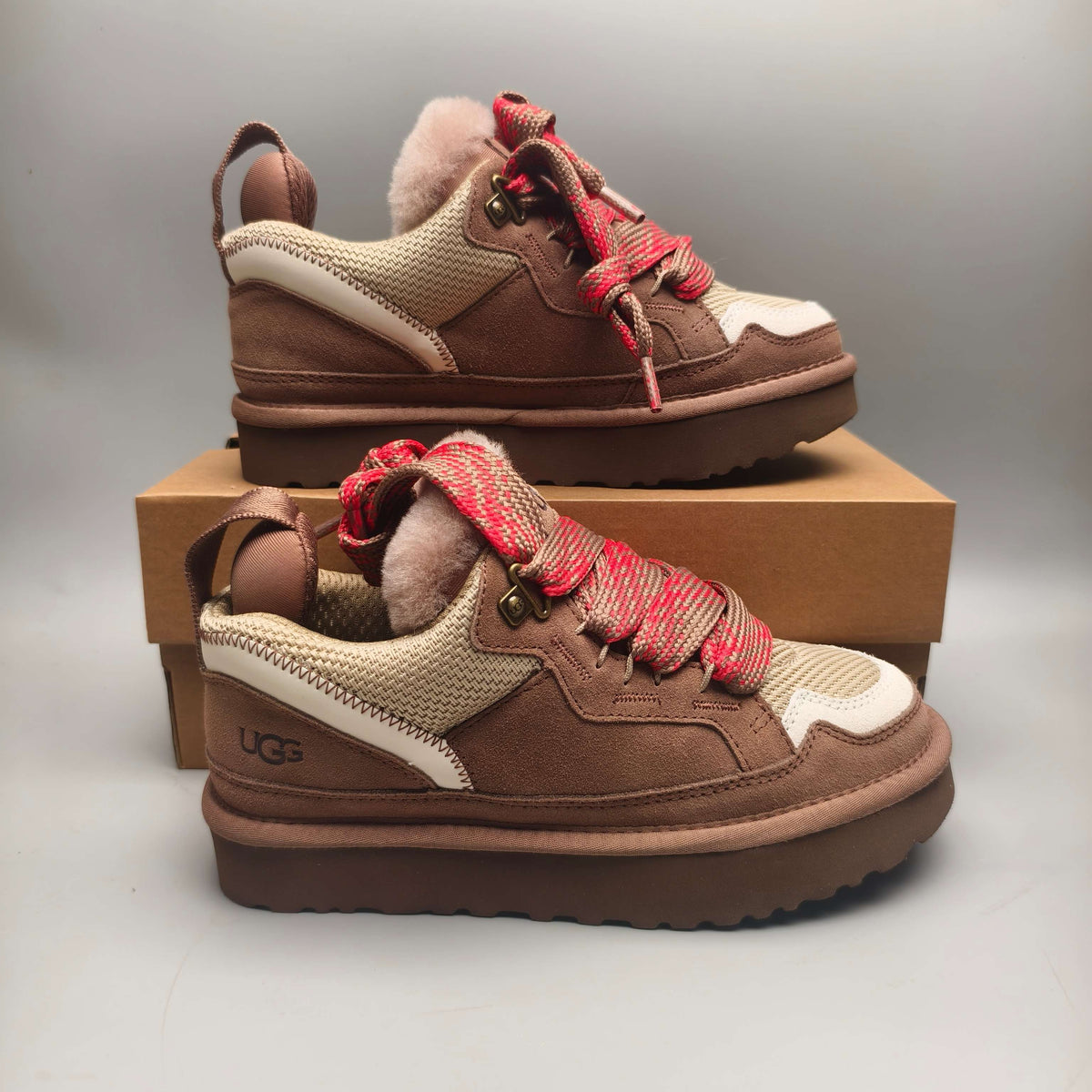4032 Couples Mesh Sport Casual Sneakers – Antelope Brown (In Stock)