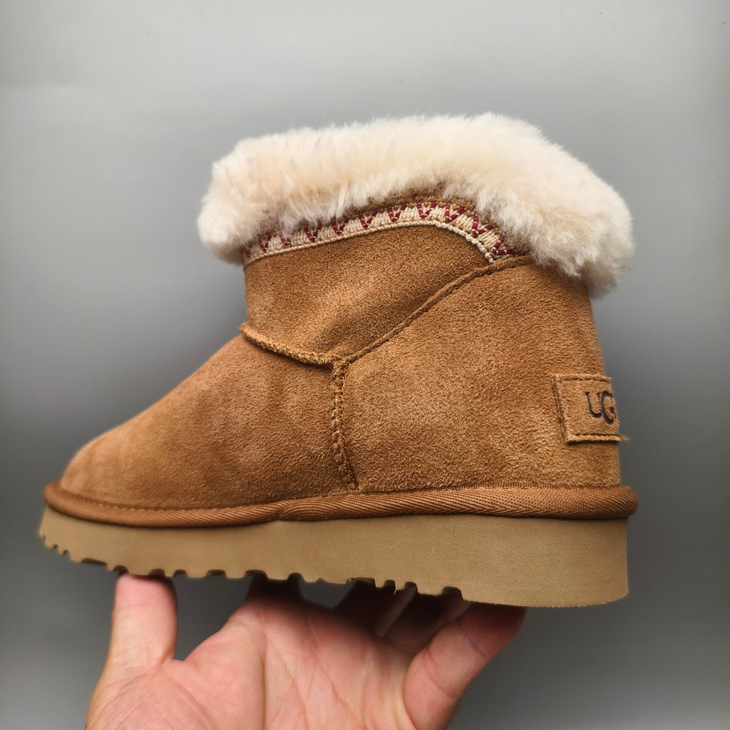 4496 Ethnic Low-Top Casual Sneakers – Chestnut (In Stock)