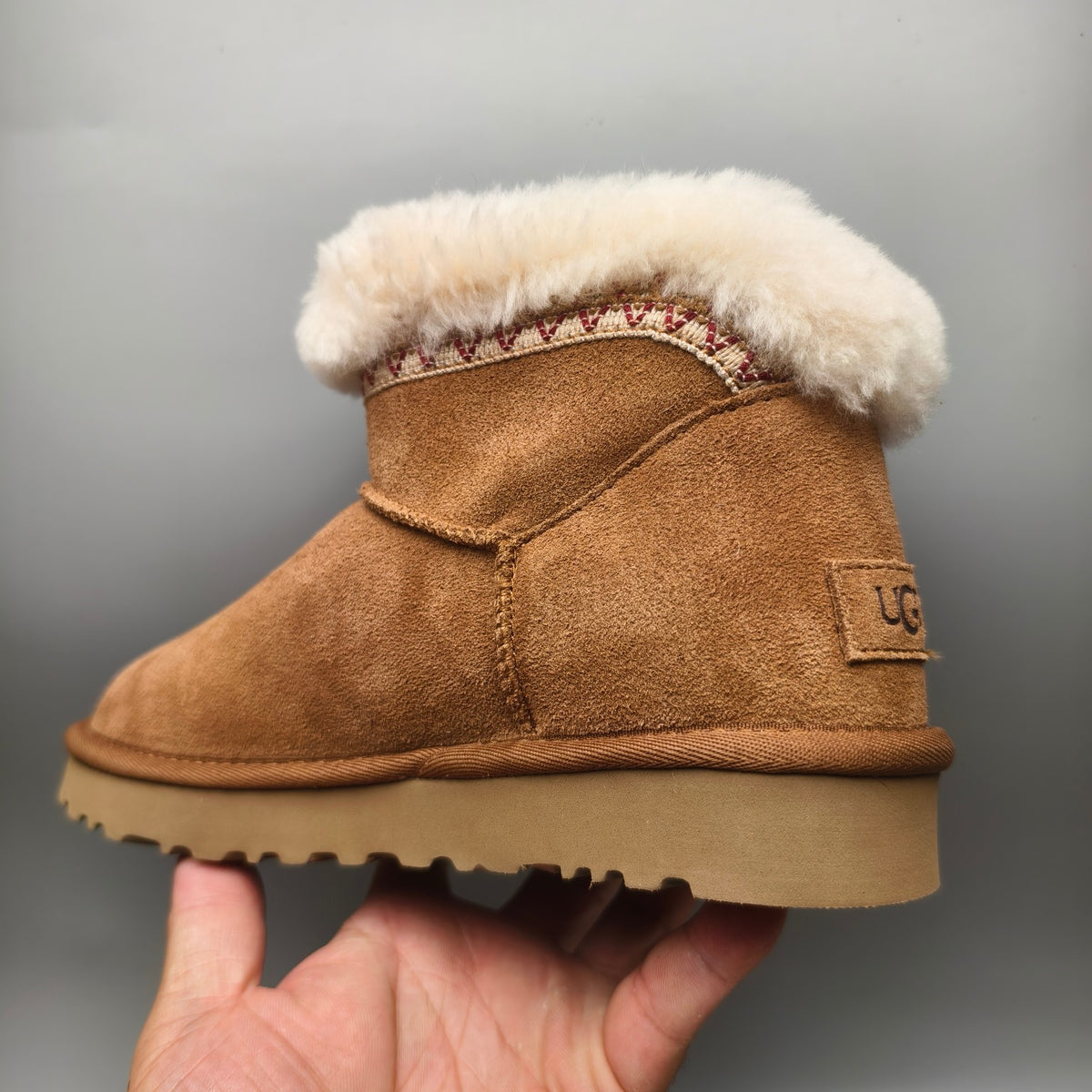 4496 Ethnic Low-Top Casual Sneakers – Chestnut (In Stock)
