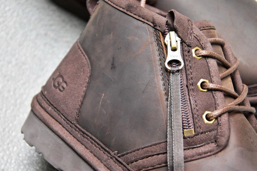 3883 Crazy Horse Leather Zipper Men’s Boots (New Arrival)