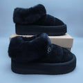 6390 Platform Slip-On Casual Shoes – Black (In Stock)