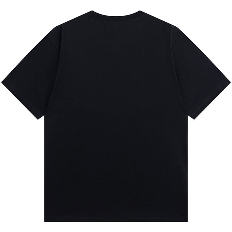 BAPE Multicolor College Ape Head Men's T-Shirt - Black