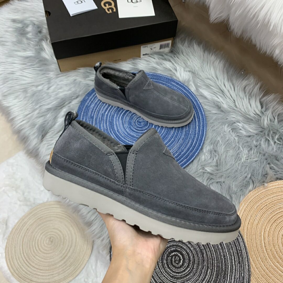 3455 Men’s Slip-On Low-Top Shoes – Gray (In Stock)
