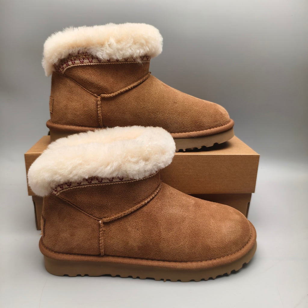 4496 Ethnic Low-Top Casual Sneakers – Chestnut (In Stock)