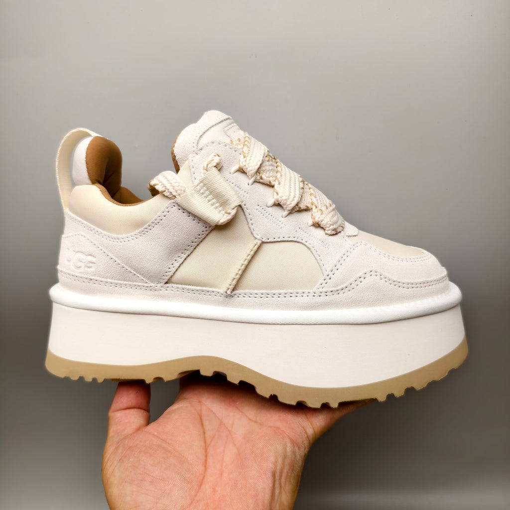 1541 Chunky Dad Sneakers – White Lace-Up Casual (In Stock)
