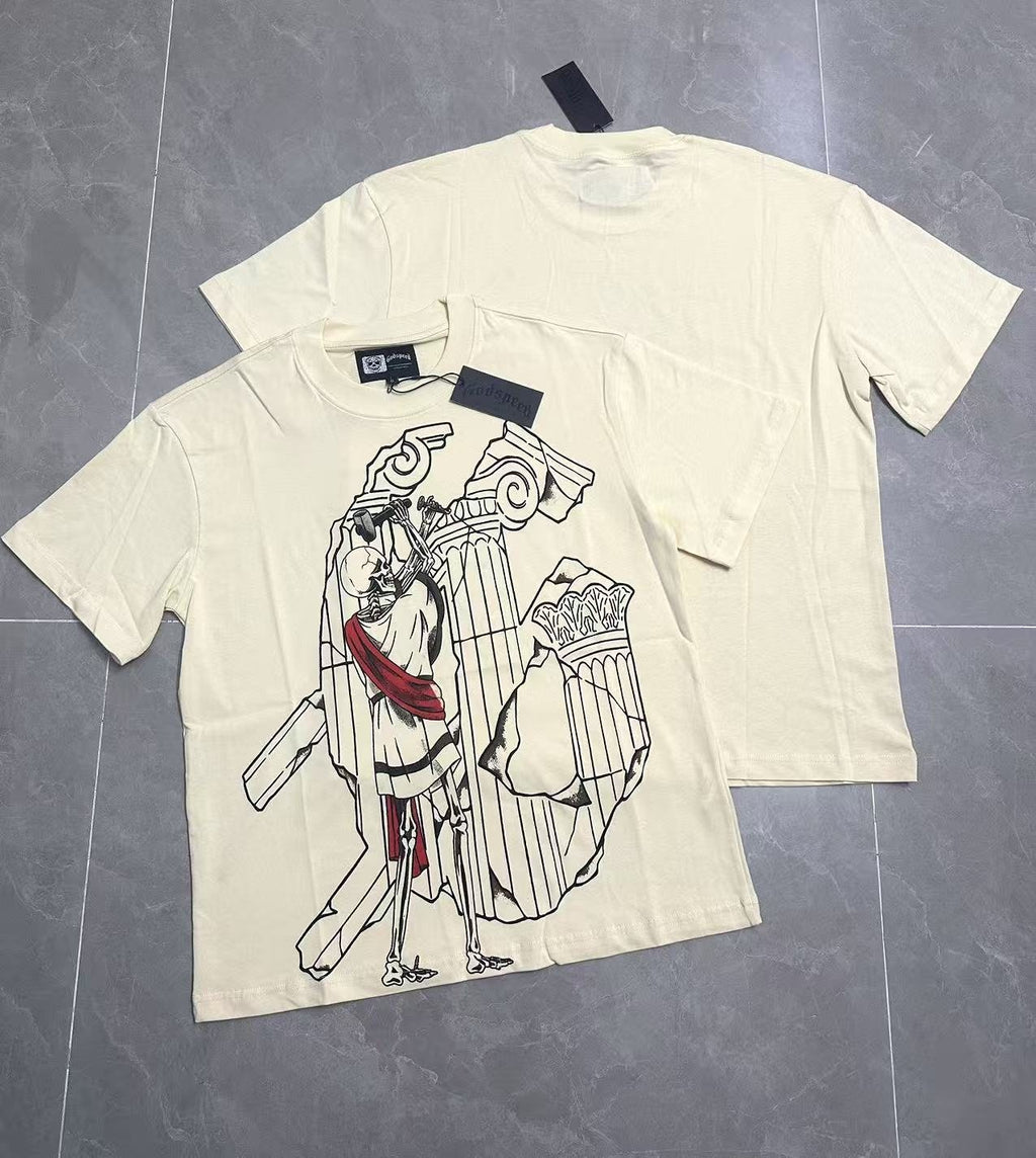 Godspeed Line-Art Graphic T-Shirt