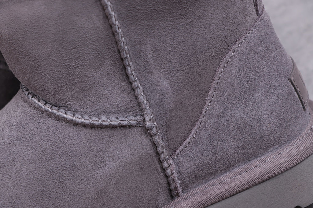 6222 Classic Mini II Short Boots – Gray (In Stock)