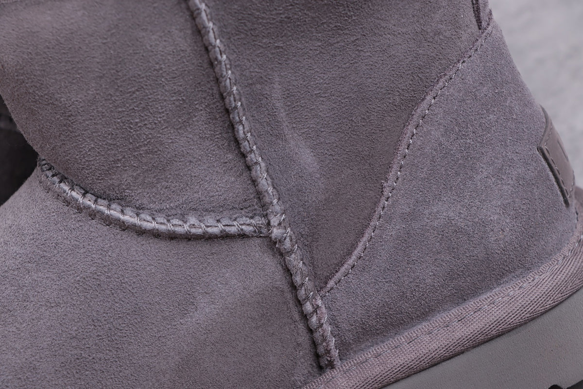 6222 Classic Mini II Short Boots – Gray (In Stock)