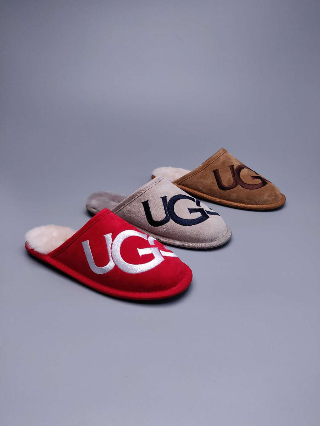 2593 G-Style Indoor Slippers – Gray (In Stock)