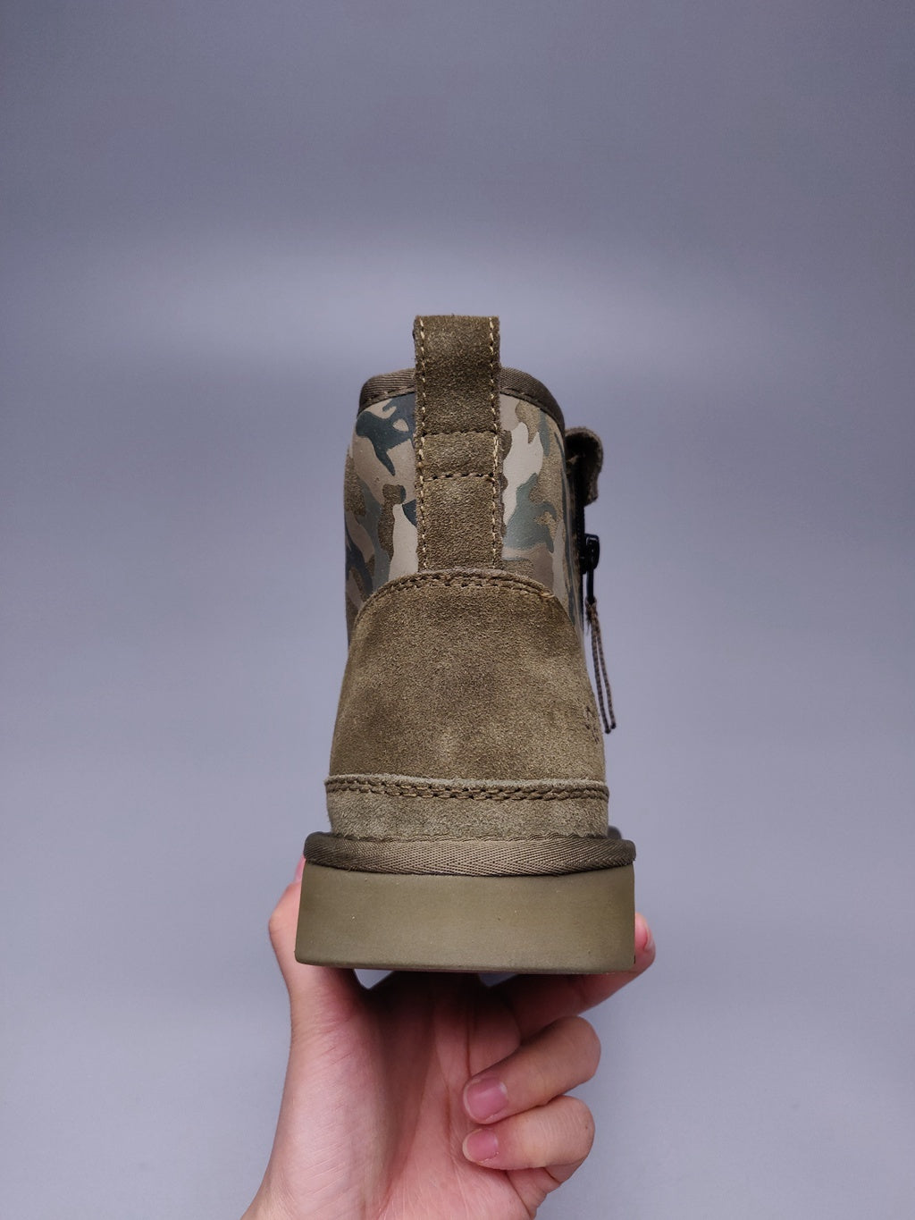 4193 Men’s Colorblock Camo Sneakers – Army Green (In Stock)