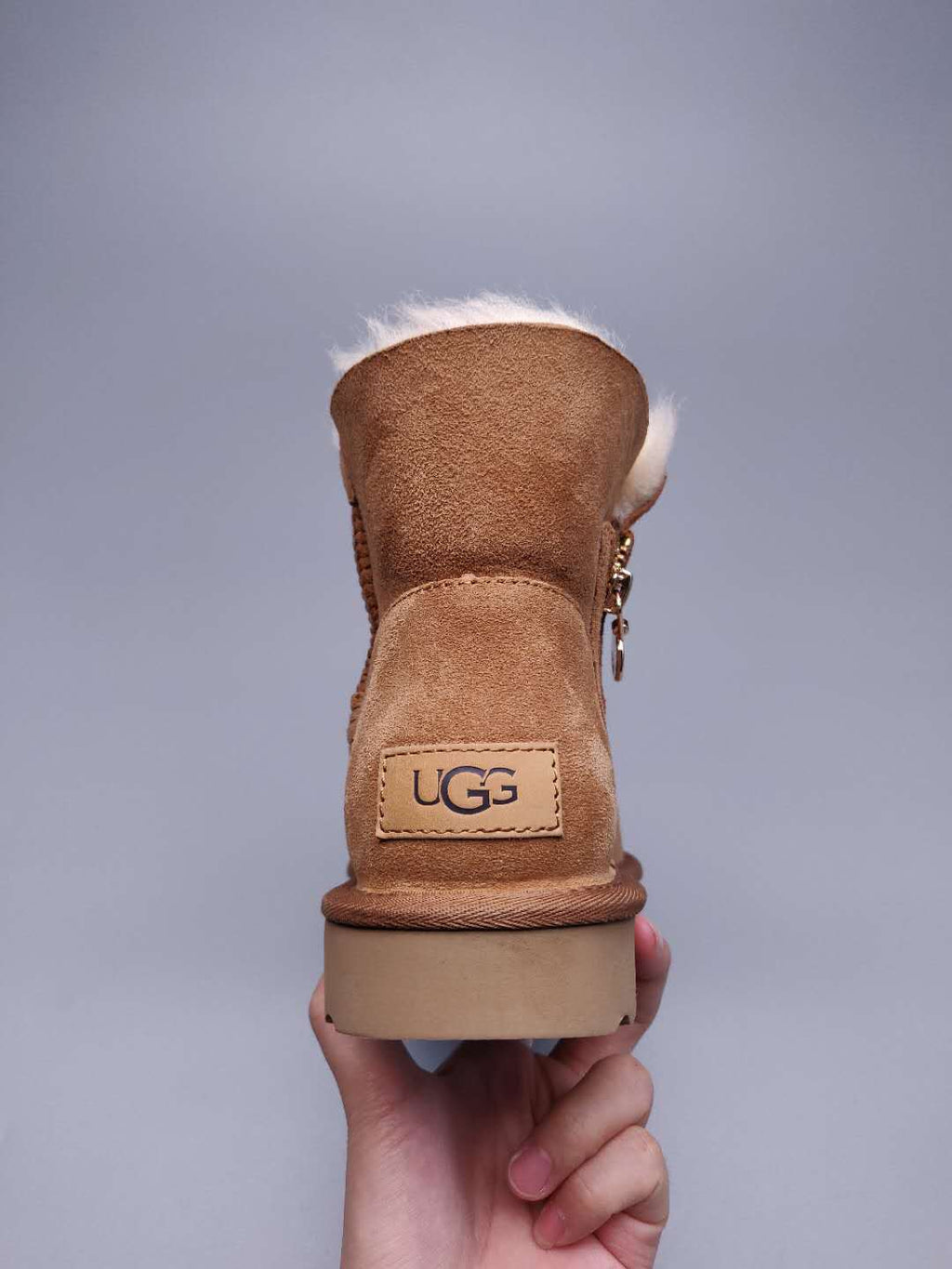 2481 Side Zip Ankle Boots – Chestnut (In Stock)