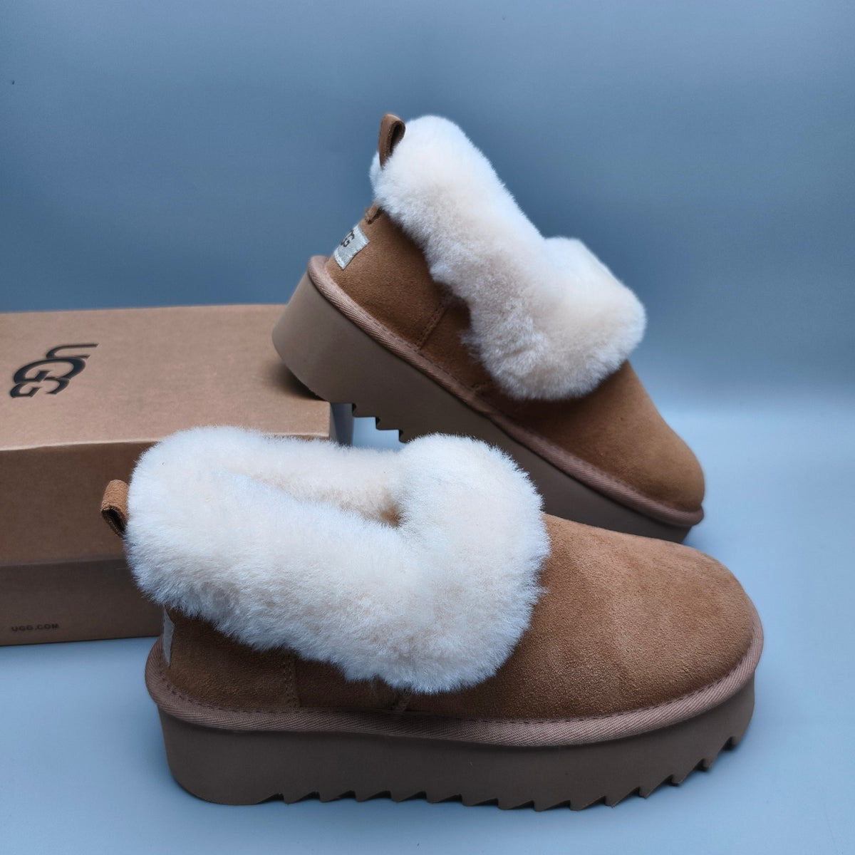 6733 Platform Casual Shoes – Chestnut (In Stock)