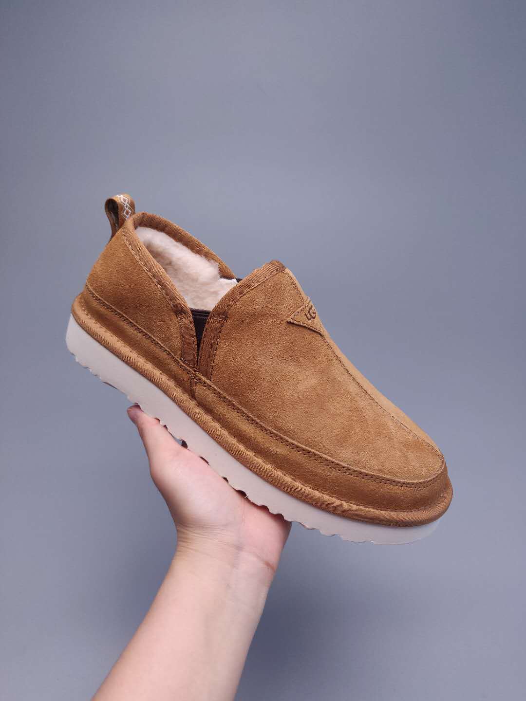 3455 Men’s Slip-On Low-Top Shoes – Chestnut (In Stock)