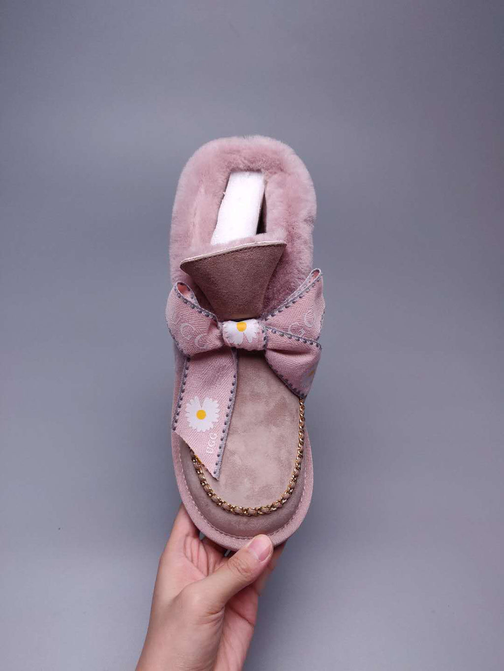 7888 Daisy Chain Ribbon Boots – Dusk Pink (In Stock)