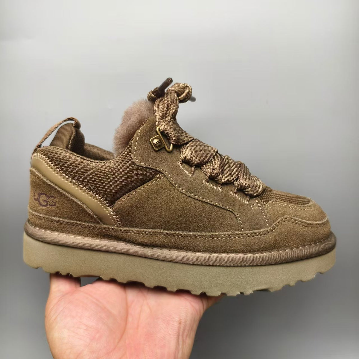 4032 Couples Mesh Sport Casual Sneakers – Walnut (In Stock)