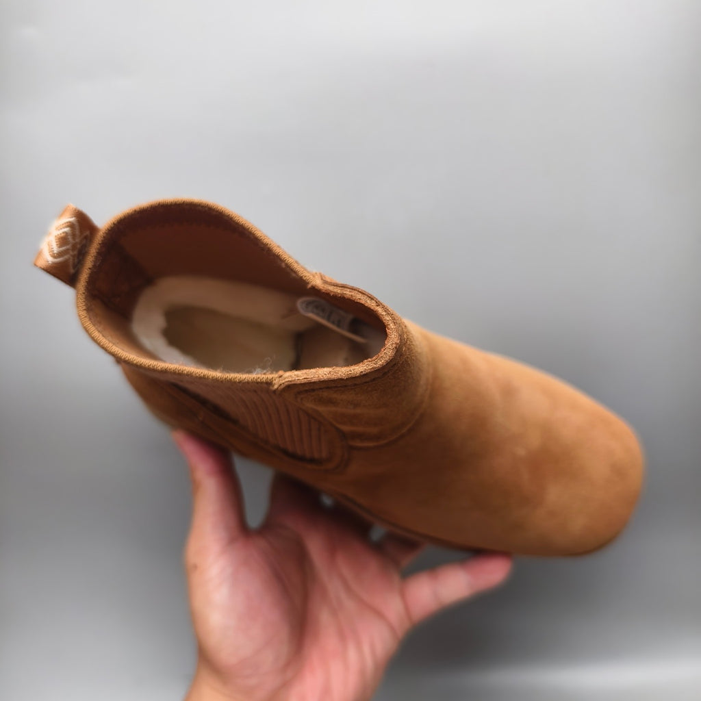 3258 5cm Platform Fashion Casual Shoes – Chestnut (In Stock)