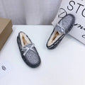 5623 Chanel-Style Driving Loafers – Gray (New Arrival)