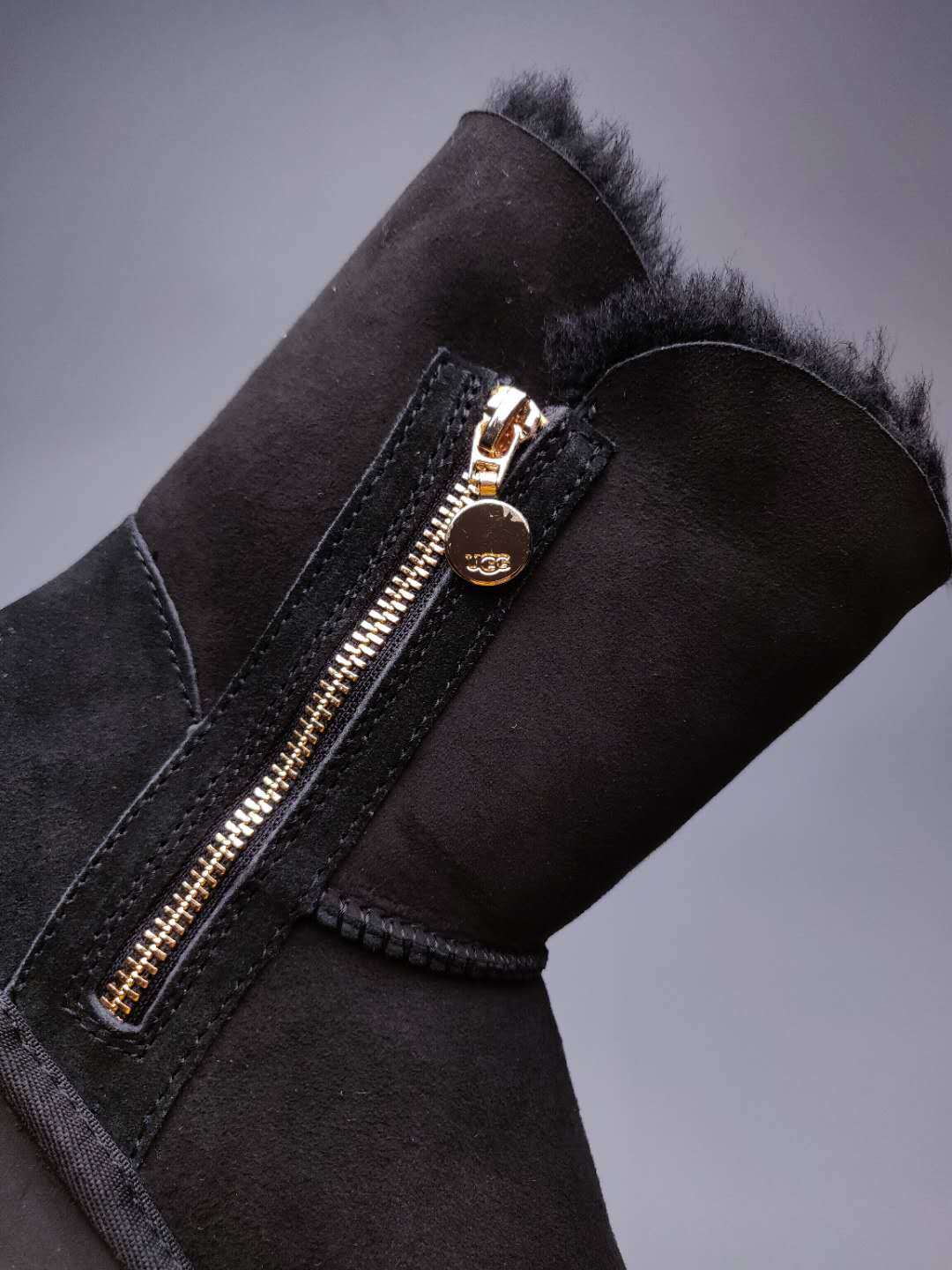 2480 Side Zip Mid-Calf Boots – Black (In Stock)