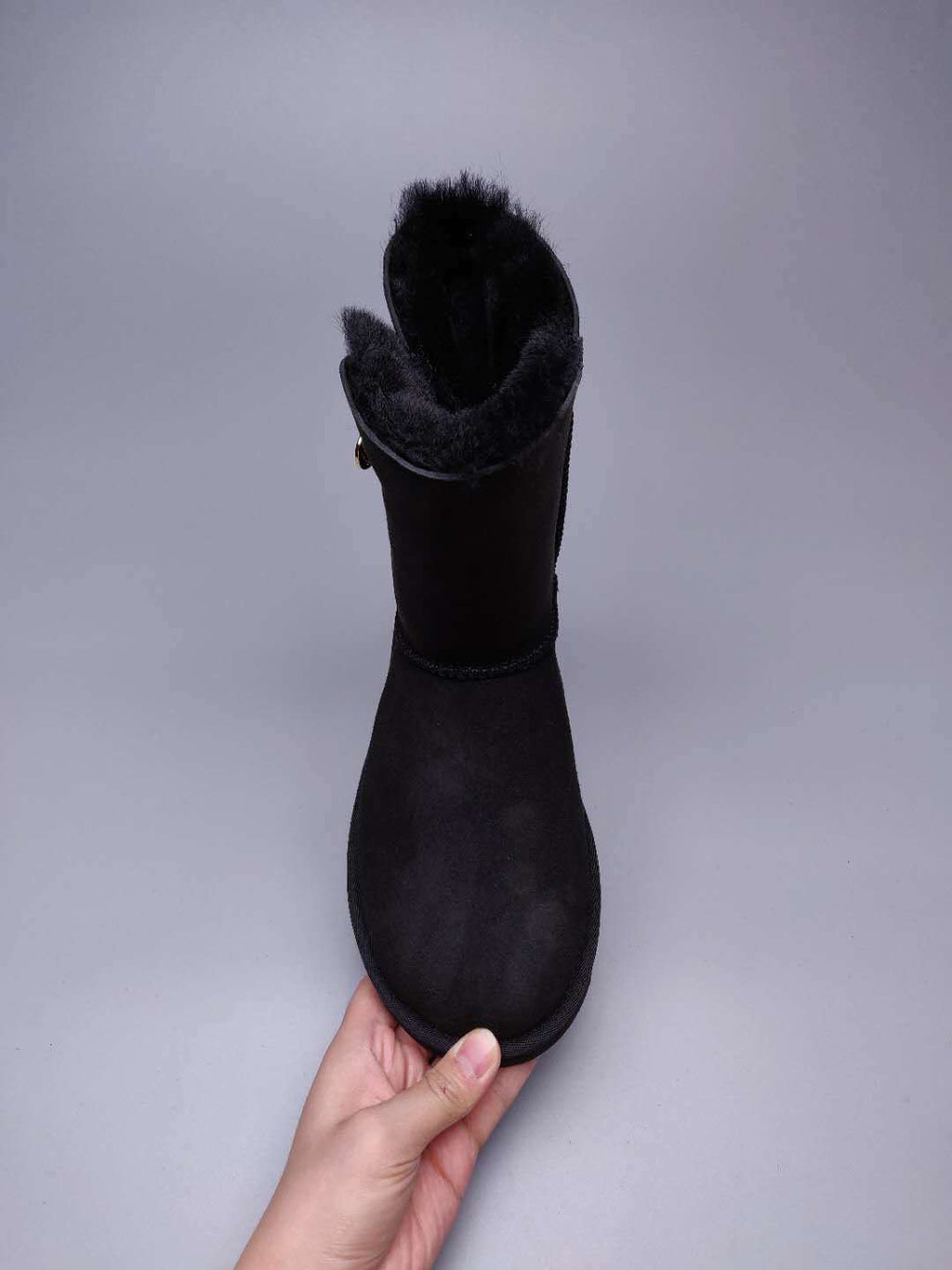 2480 Side Zip Mid-Calf Boots – Black (In Stock)