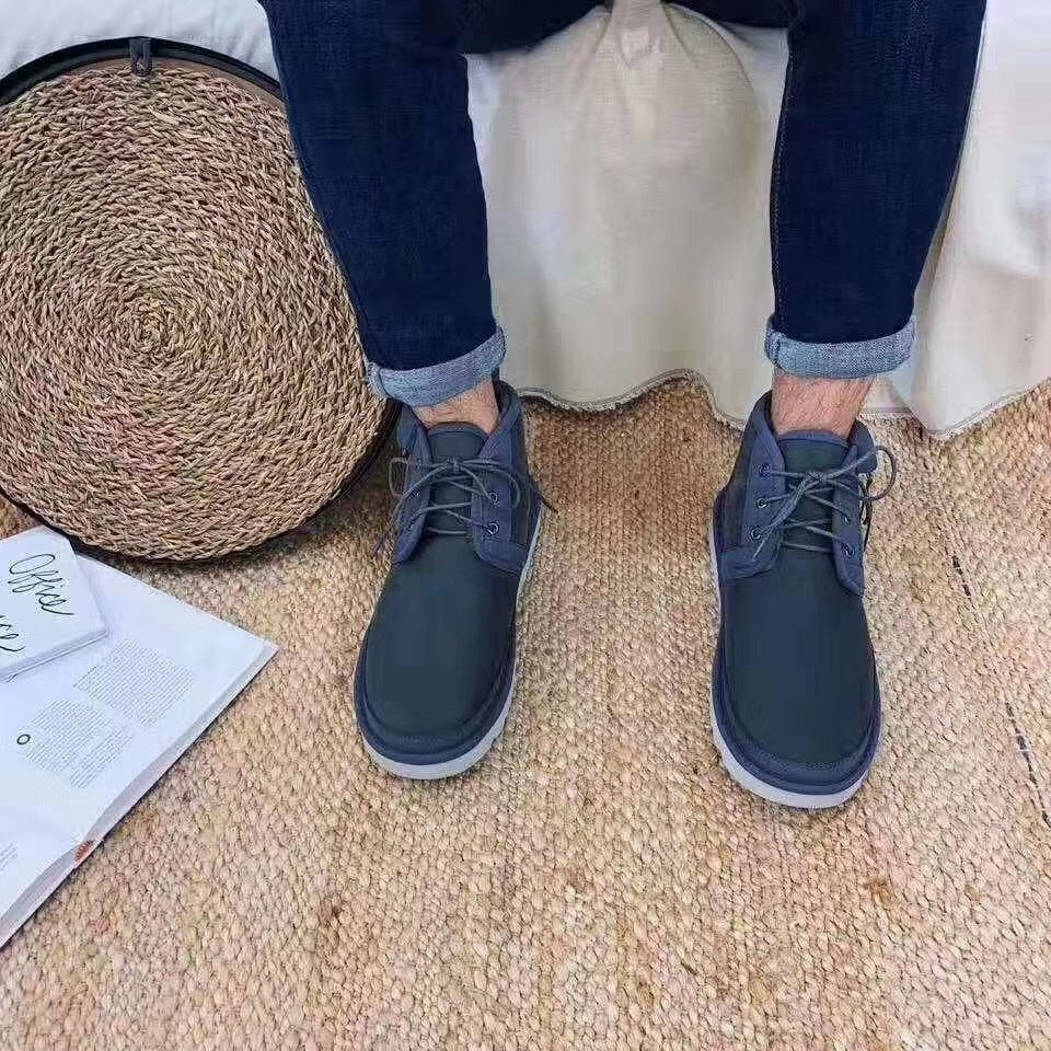 3883 New Upgraded Neum Zipper Boots – Dark Gray (New Arrival)