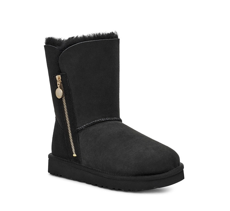 2480 Side Zip Mid-Calf Boots – Black (In Stock)