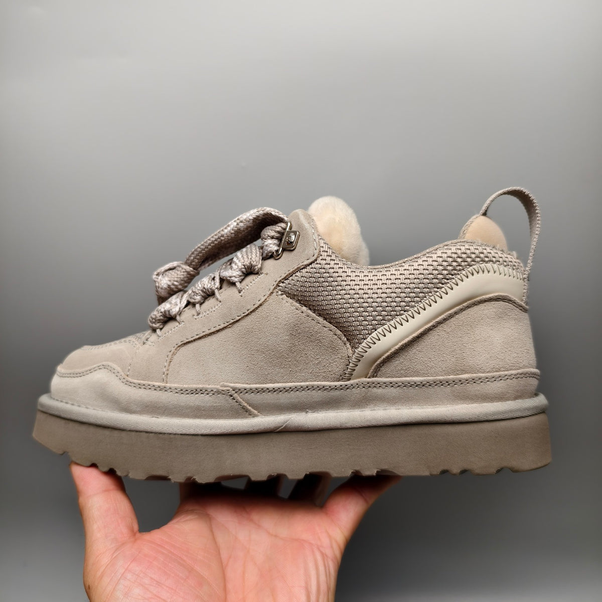 4032 Couples Mesh Sport Casual Sneakers – Gray (In Stock)