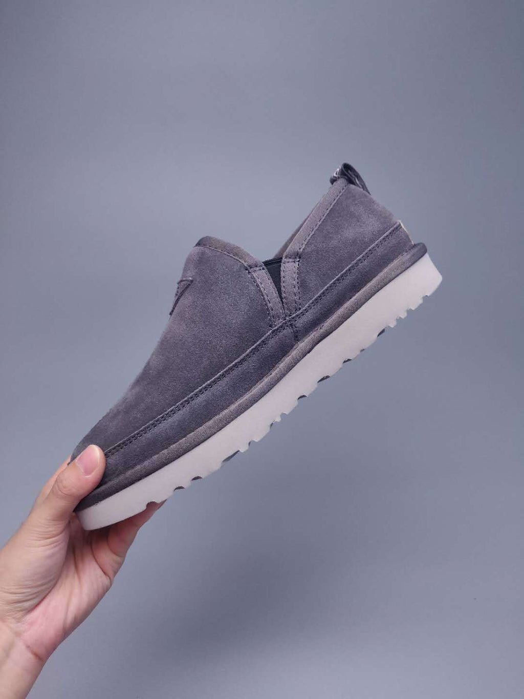 3455 Men’s Slip-On Low-Top Shoes – Gray (In Stock)