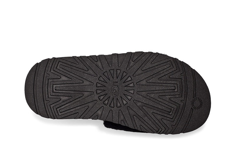 2258 Disco Fuzz Sandals – Black (In Stock)