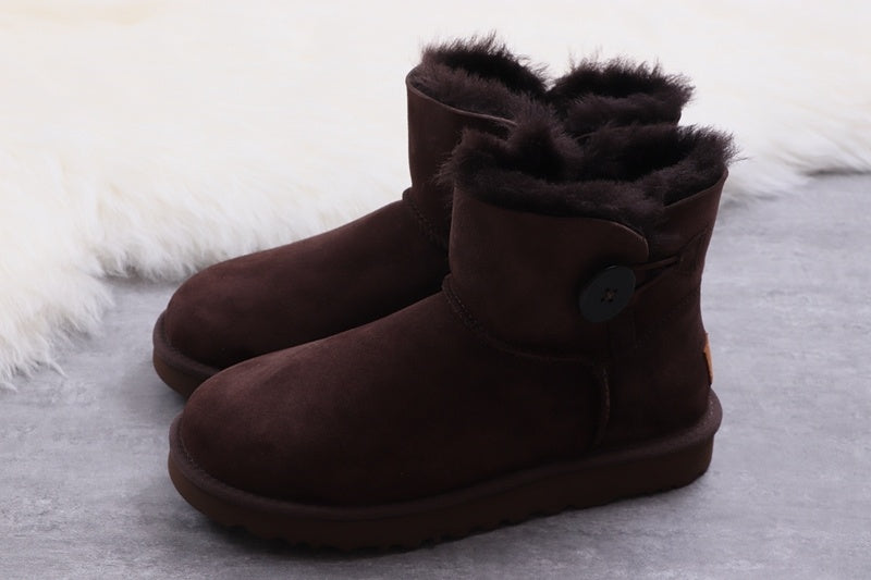 6422 W Mini Bailey Button II – Coffee (New Arrival)