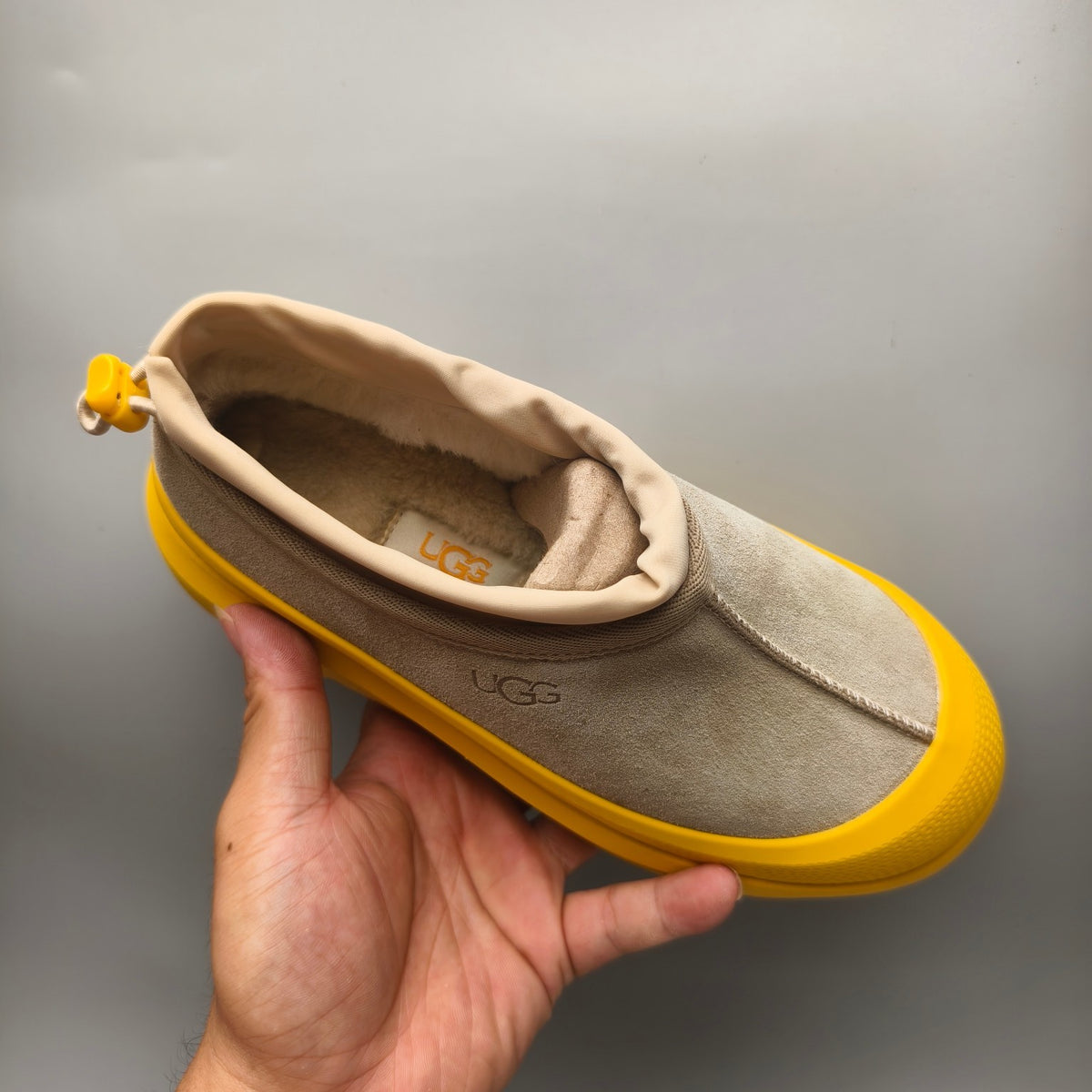 4096 Slip-On Trendy Casual Sneakers – Yellow (In Stock)