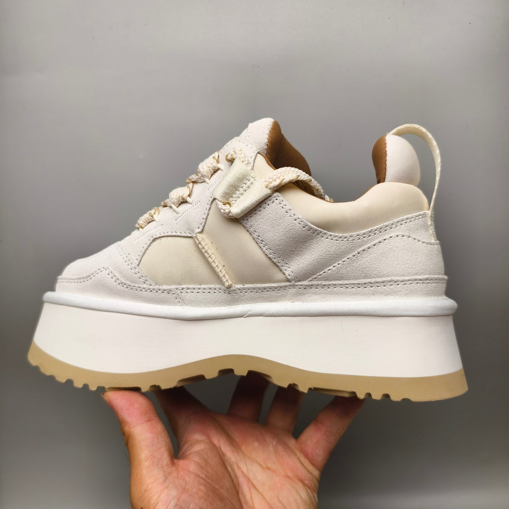1541 Chunky Dad Sneakers – White Lace-Up Casual (In Stock)