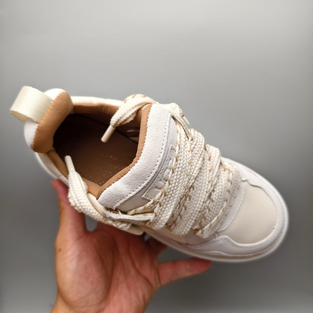 1541 Chunky Dad Sneakers – White Lace-Up Casual (In Stock)