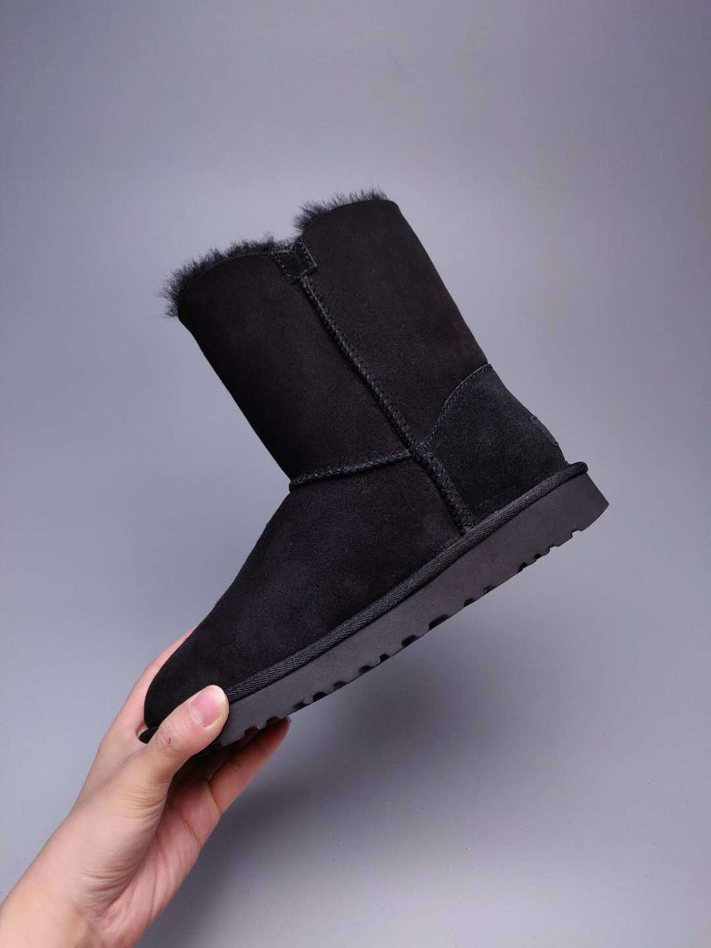2480 Side Zip Mid-Calf Boots – Black (In Stock)