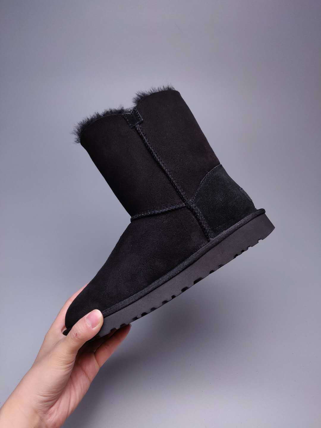 2480 Side Zip Mid-Calf Boots – Black (In Stock)