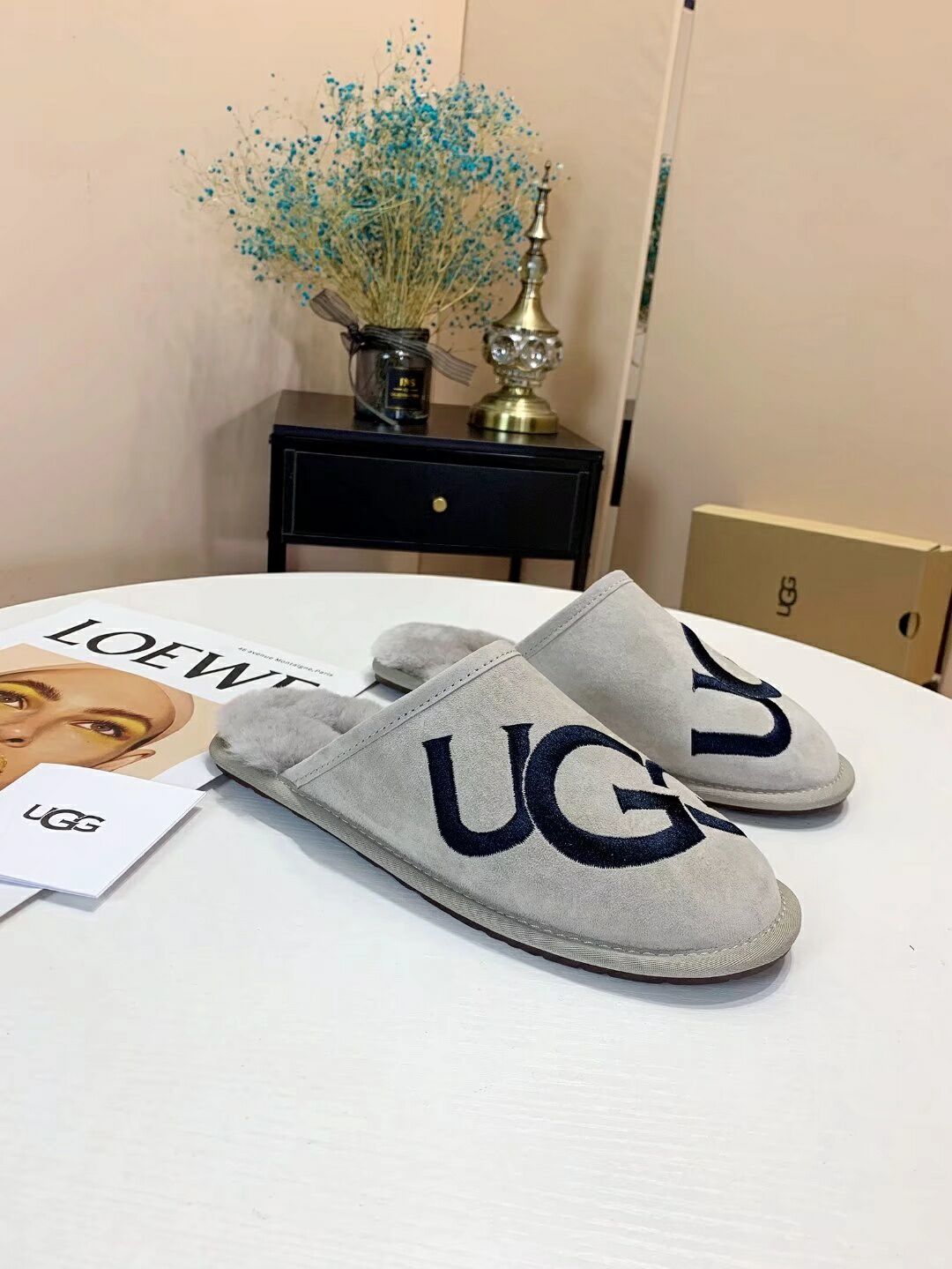 2593 G-Style Indoor Slippers – Gray (In Stock)