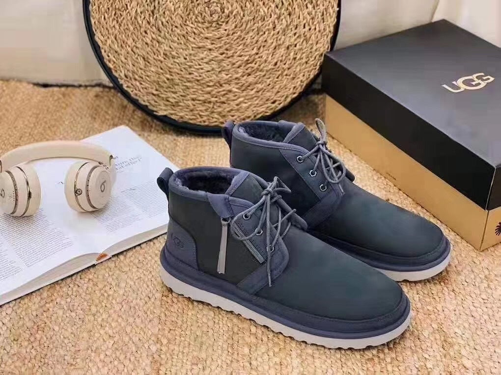 3883 New Upgraded Neum Zipper Boots – Dark Gray (New Arrival)