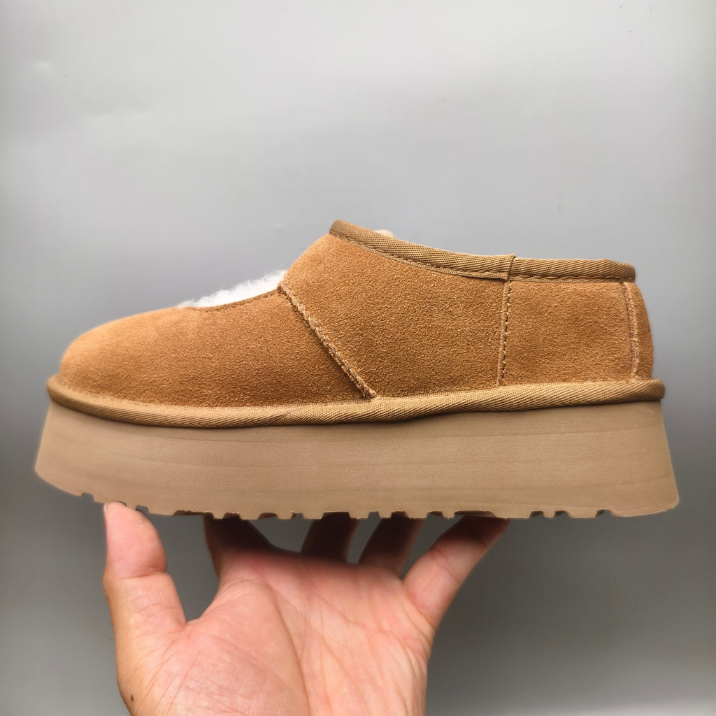 7612 Mary Jane Platform Fashion Shoes – Chestnut (In Stock)