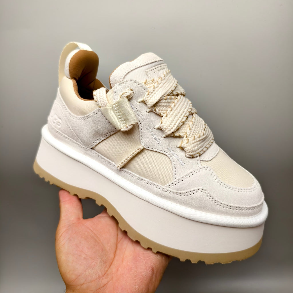 1541 Chunky Dad Sneakers – White Lace-Up Casual (In Stock)