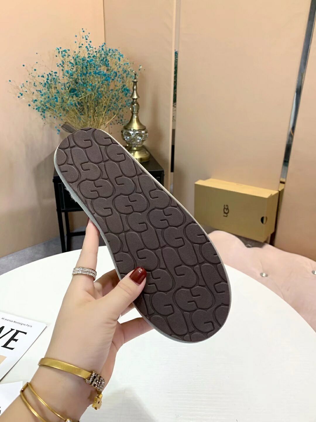 2593 G-Style Indoor Slippers – Gray (In Stock)