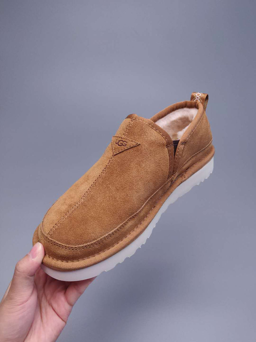 3455 Men’s Slip-On Low-Top Shoes – Chestnut (In Stock)