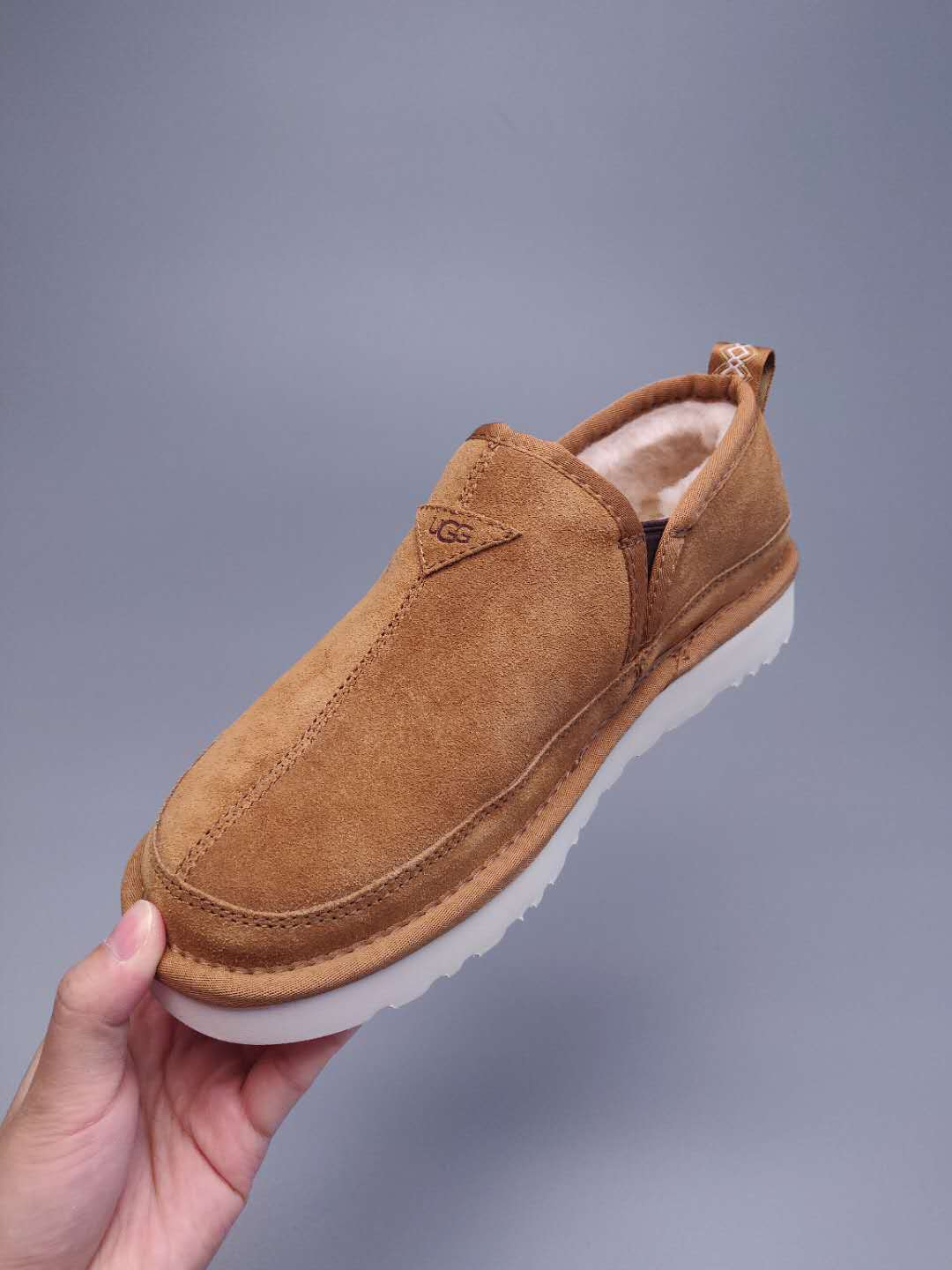 3455 Men’s Slip-On Low-Top Shoes – Chestnut (In Stock)