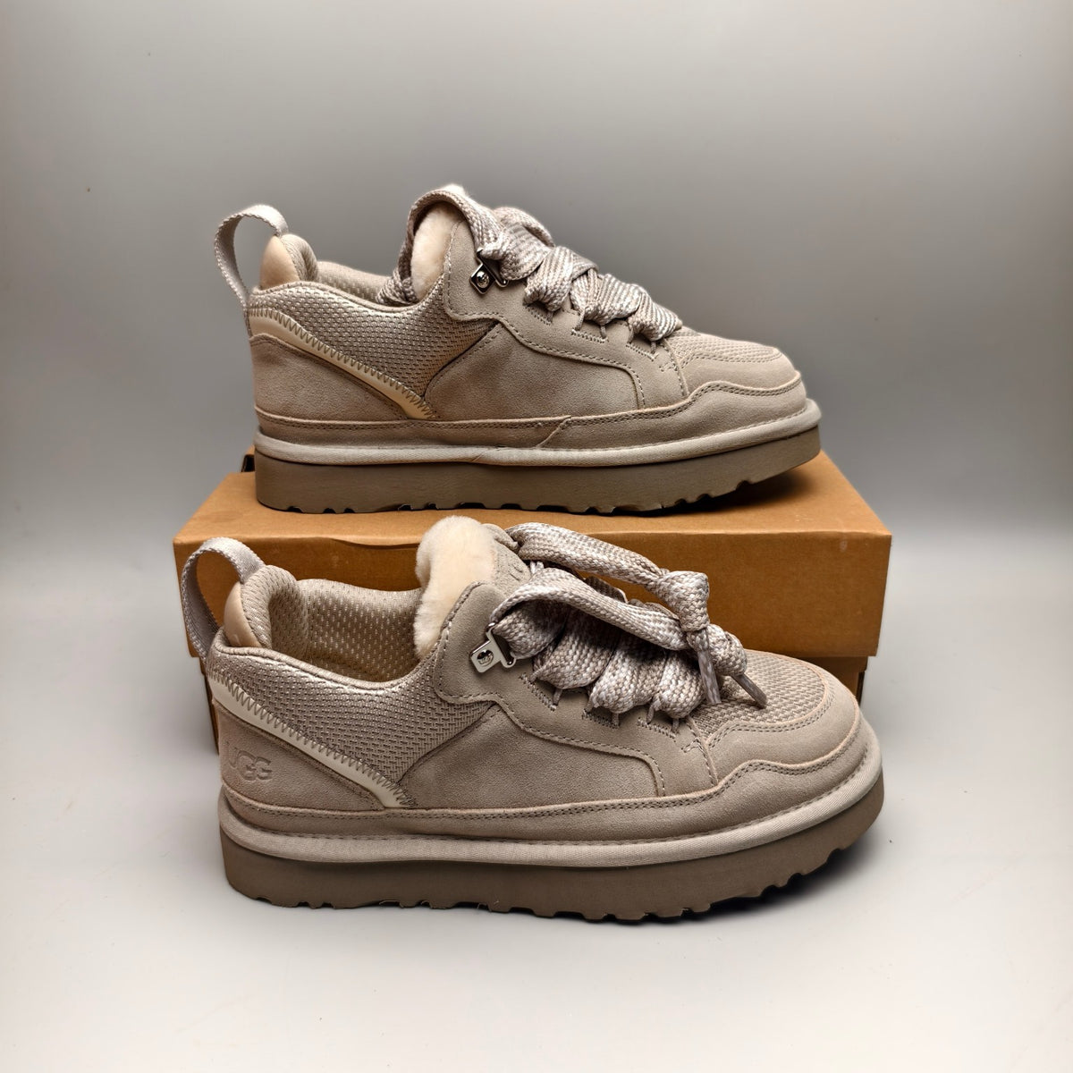 4032 Couples Mesh Sport Casual Sneakers – Gray (In Stock)