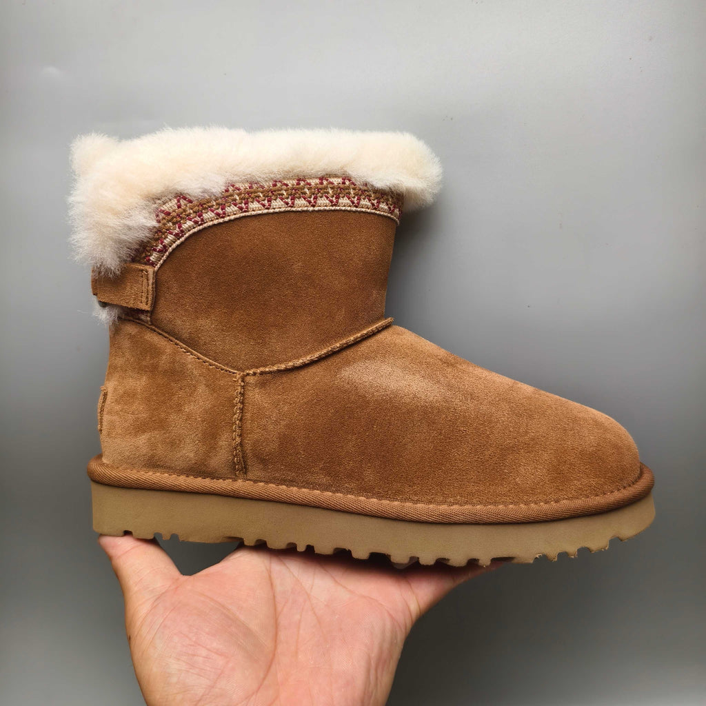 4517 Ethnic Back Strap Casual Shoes – Chestnut (In Stock)