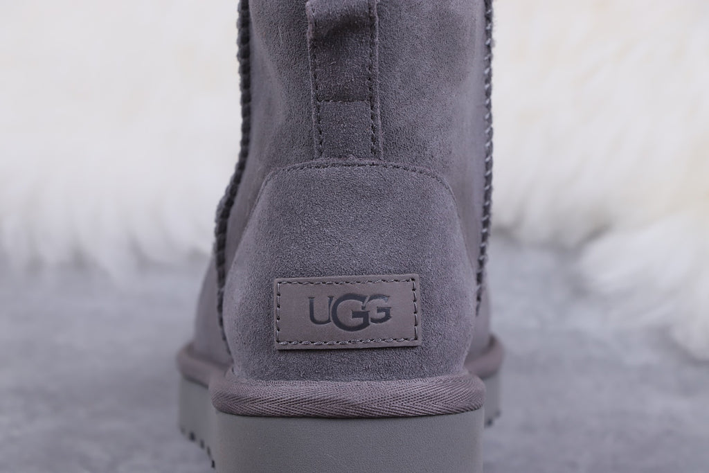 6222 Classic Mini II Short Boots – Gray (In Stock)